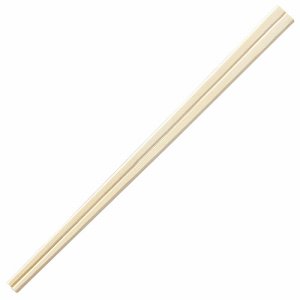 クラフトマン HK-WB-001 業務用 白楊元禄8寸裸箸 (462-3377) 1箱=5000膳:500膳×10パック