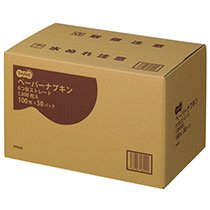 TPN50S ペーパーナプキン 6つ折ストレート 汎用品 (368-7682) 1ケース＝5000枚