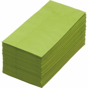 2PLU-28-GT カラーナプキン 2PLY 8つ折 グリーンティー 汎用品 (069-2171) 1パック=50枚