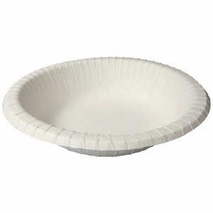 ペーパーウェア NB-18 ナチュラルパルプボウル 18CM (561-6871) 1パック=50枚