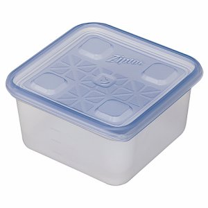 旭化成ホームプロダクツ 112108 業務用ジップロック コンテナー 正方形 1100ml (165-0888) 1パック=10