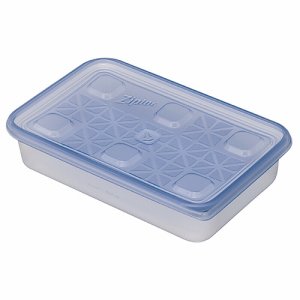 旭化成ホームプロダクツ 112115 業務用ジップロック コンテナー 長方形 1100ml (165-0895) 1パック=10