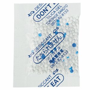 鳥繁産業 SP-2G シリカゲル 2g (563-2774) 1パック=100個