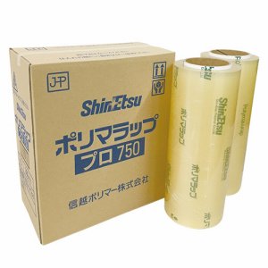 信越ポリマー 50782 ポリマラップ プロ750 30cm×750m (768-9871) 1セット=3箱(1箱=2本)