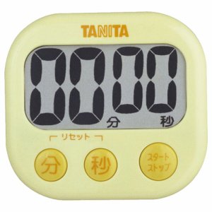 タニタ TD-384YL でか見えタイマー イエロー (260-3190)