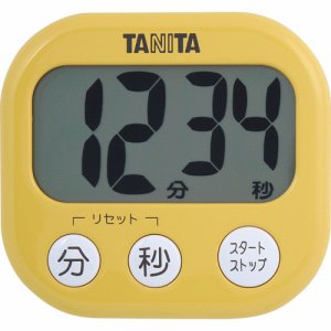 タニタ TD-384-MY でか見えタイマー マンゴーイエロー (168-3060)