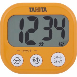 タニタ TD-384-OR でか見えタイマー アプリコットオレンジ (168-3084)