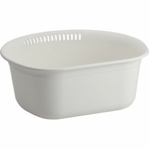 アスベル 4311 ホワイト Nポゼ 洗い桶 35型 (068-6231)