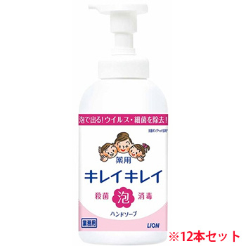 ライオン BPGHAL*K キレイキレイ 薬用 泡ハンドソープ シトラスフルーティの香り 本体 550ml (764-7116)