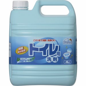 ミツエイ 050282 スマイルチョイス トイレ用洗剤 業務用 4L (764-5839) 1セット=3本