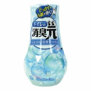 小林製薬 トイレの消臭元 ふんわり清潔せっけん 400ml (766-2140) 1セット=3個