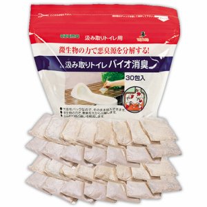 アズマ工業 641337 汲み取りトイレ バイオ消臭 20G /包 (561-7892) 1パック=30包