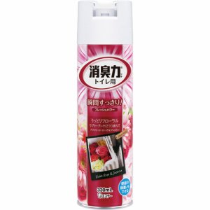 エステー 12042 トイレの消臭力スプレー ラブリーブーケ 330ml (966-3657) 1セット=3本