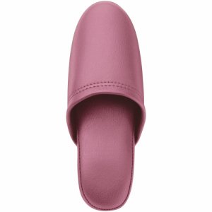 オーミケンシ 10835507 抗菌ビニールレザー調スリッパ ライラック 10足セット (962-5365) 1セット=10足