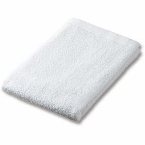 バスタオル ホワイト 業務用 10枚セット 汎用品 (762-4278) 1セット=10枚