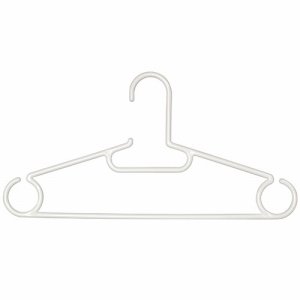 シンコハンガー リビドハンガー ファミリー5P 41cm パールホワイト (563-4530) 1セット=5本