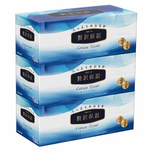 大王製紙 Eゼイタク200W3P10 エリエール ローションティシュー贅沢保湿 200組 (067-8258) 1パック=3箱