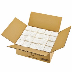 カルタス ビズ-レ50W100P ビズーレ ポリ入りハーフティッシュ 50組 /個 (561-9407) 1ケース=100個