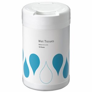 TWT-100K ウエットティッシュ ボトル本体 20本セット 汎用品 (767-7540) 1セット=20本