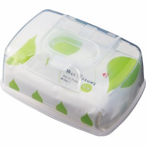 TWJ-80C アルコール除菌ウエットティッシュ ワンプッシュケース付 汎用品 (563-2138) 1パック=80枚
