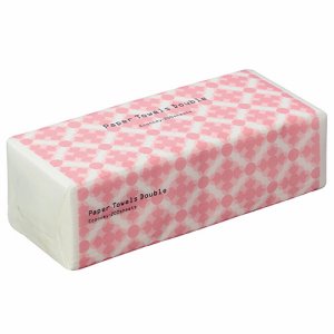 TS2060N ペーパータオル ダブルタイプ(エコノミー) 200組 /パック 汎用品 (763-7049) 1ケース=36パッ