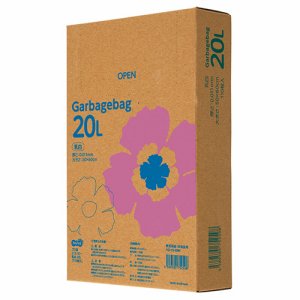 TG110-20W ゴミ袋エコノミー 乳白半透明 20L BOXタイプ 汎用品