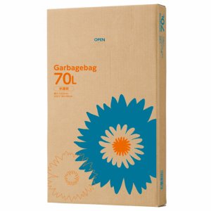 B70HDH ゴミ袋 半透明 70L BOXタイプ 4箱セット 汎用品 (761-4187) 1セット=4箱(1箱=110枚)
