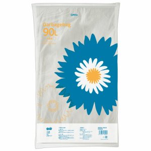 P90HDH ゴミ袋 半透明 90L 15パックセット 汎用品