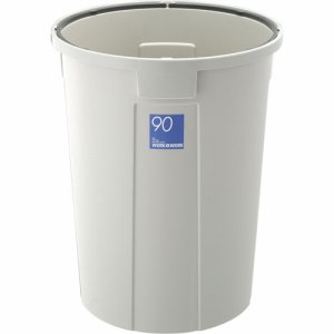 リス DS-986-845-0 WORK&WORK丸ペール 90L 本体 グレー