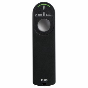 PLUS LP-G255 電池残量表示付レーザーポインター 緑色光 ブラック (486-4318)