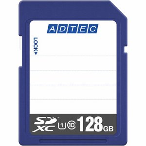 アドテック AD-SDTX128G/U1R SDXCメモリカード 128GB UHS-I CLASS10 インデックスタイプ (