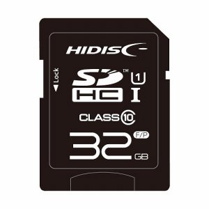 HIDISC HDSDH32GCL10UIJP3 SDHCカード 32GB CLASS10 UHS-I対応 (487-5468)