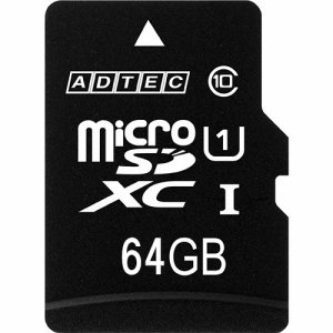 アドテック AD-MRXAM64G/U1R MICROSDXC UHS-I 64GB CLASS10 SD変換アダプター付 (4