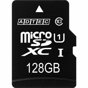 アドテック AD-MRXAM128G/U1R MICROSDXC UHS-I 128GB CLASS10 SD変換アダプター付 
