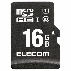 ELECOM MF-CAMR016GU11A ドラレコ /カーナビ向け 車載用MICROSDHCメモリカード 16GB (582