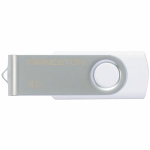 プリンストン PFU-T2KT/32GWH USBフラッシュメモリー 回転式カバー 32GB ホワイト (487-7936)