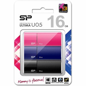 SiliconPower SP048GBUF2U05VCM USB2.0フラッシュメモリ ULTIMA U05 16GB (58