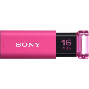 SONY USM16GU P USBメモリー ポケットビット Uシリーズ 16GB ピンク (485-8010)