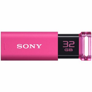 SONY USM32GU P USBメモリー ポケットビット Uシリーズ 32GB ピンク (483-7701)