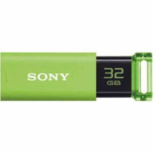SONY USM32GU G USBメモリー ポケットビット Uシリーズ 32GB グリーン (488-6570)