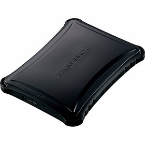 ELECOM ELP-ZS010UBK ZEROSHOCKポータブルハードディスク 1TB ブラック (486-1089)