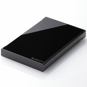 ELECOM ELP-CED020UBK USB3.0対応ポータブルハードディスク E:DISK 2TB (485-5521)