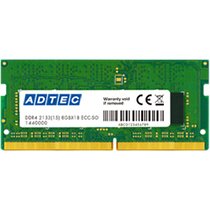 アドテック ADS2666N-X4G DDR4 2666MHZ PC4-2666 260PIN SO-DImm 4GB 省電力