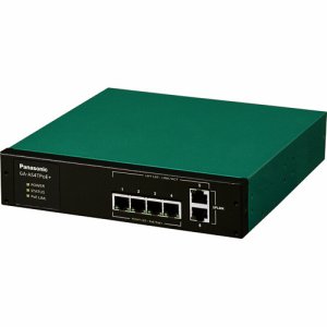PANASONICLSネットワークス PN25048 POE給電スイッチングハブ GA-AS4TPOE＋ 6ポート (247-6