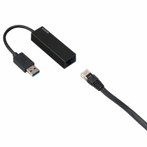 ELECOM EDC-GUA3-B 有線LANアダプター GIGA対応 USB3.0(TYPE-A) ブラック (246-158