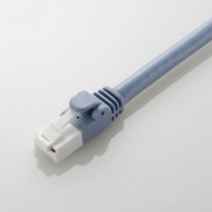 ELECOM LD-GPAT/BU100 ツメ折れ防止LANケーブル(CAT6A対応) ブルー 10.0m (242-0660)