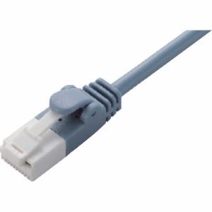 ELECOM LD-GPYT/BU150 ツメ折防止やわらかLANケーブル(CAT6準拠) ブルー 15.0m (246-923