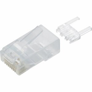 ELECOM LD-6RJ45T10/T ツメの折れないLANコネクタ カテゴリー6 LD-6RJ45T10 /T (240-7