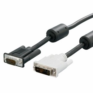 バッファロー BSDCDA50 ディスプレイケーブル (DVI-I29PIN)オス-(ミニD-SUB15PIN)オス 5.0M