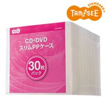 TSCC30PP 5MM厚スリムCDPPケース 30枚パック 汎用品 (241-5833) 1パック＝30枚